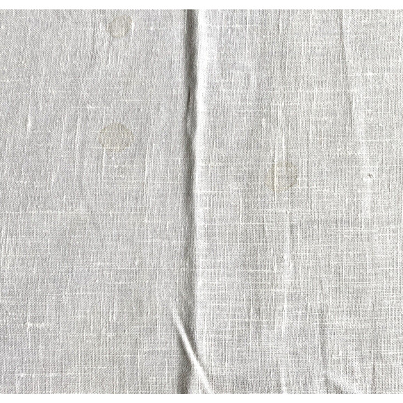 Square tablecloth printed cotton blend pink red grapes greenery vine border - Picture 5 of 10